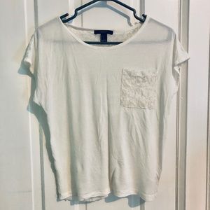 [FOREVER 21] LIKE NEW Lace Sequin Top